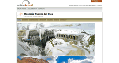 Desktop Screenshot of hosteriapuentedelinca.onlinetravel.com.ar